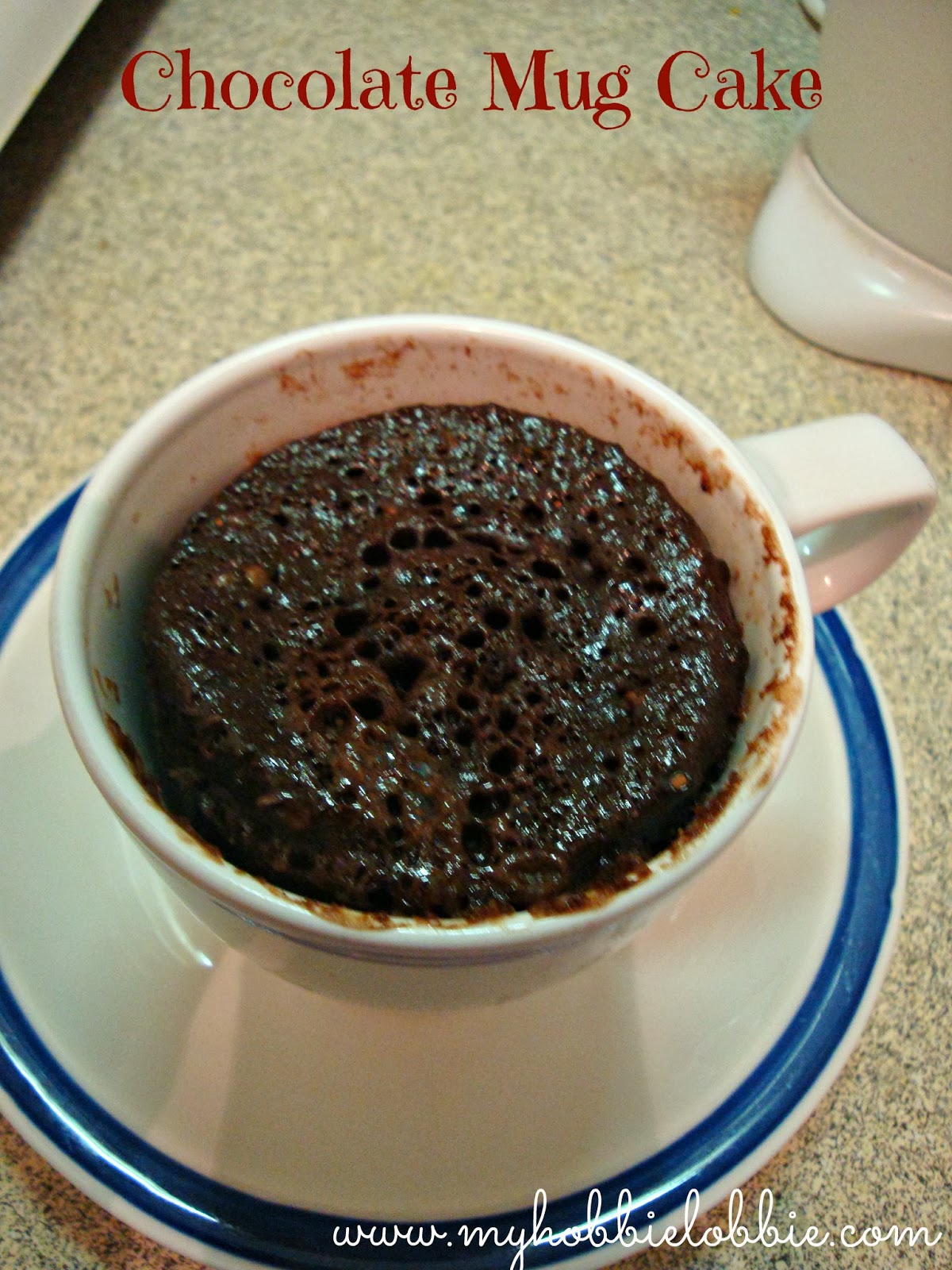 Mug cake home cooking